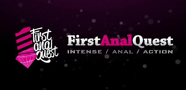  FIRSTANALQUEST.COM - INTRODUCING LOLA SHINE TO DEEP ANAL POUNDING